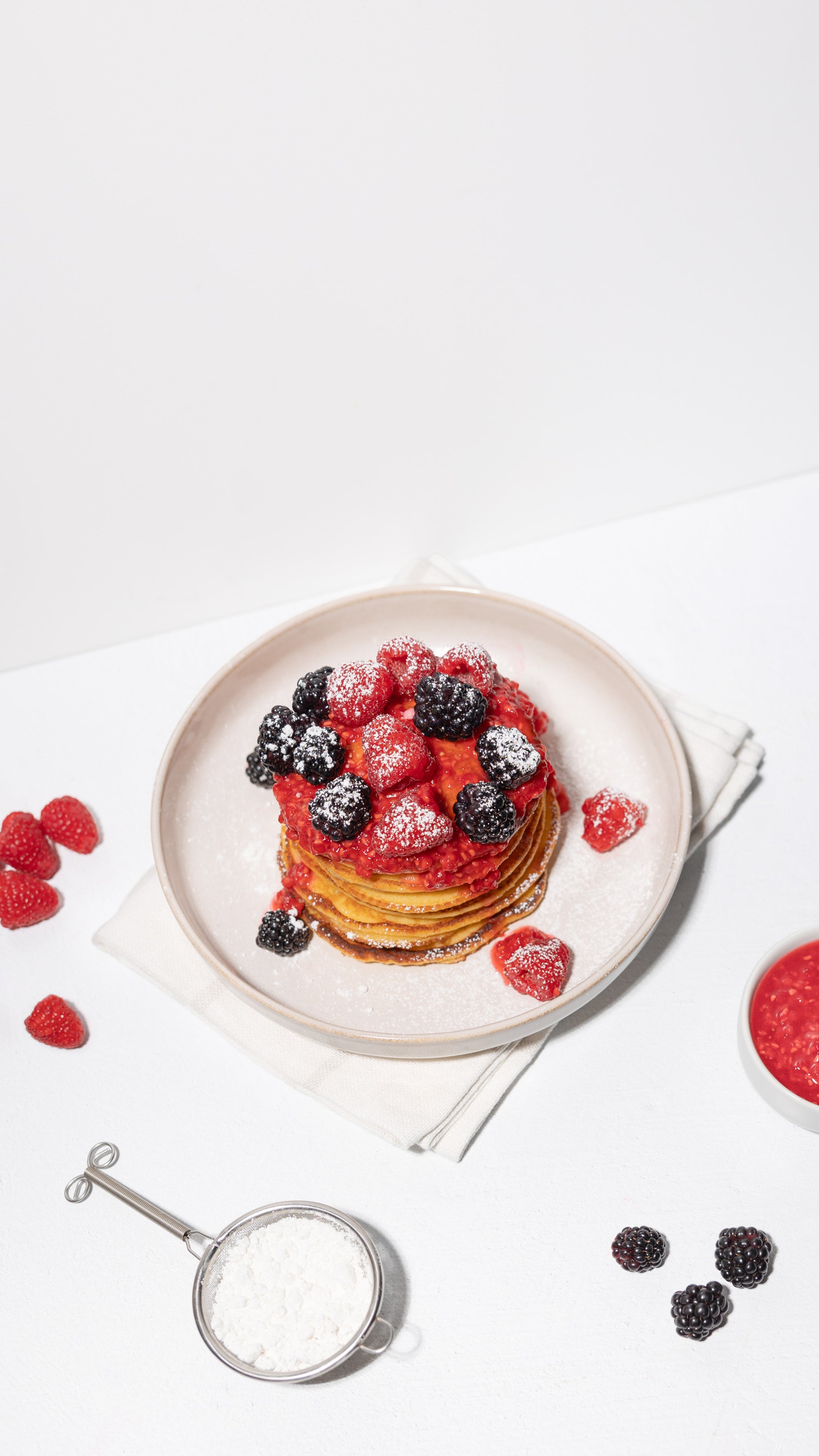 Berry-licious Power Pancakes