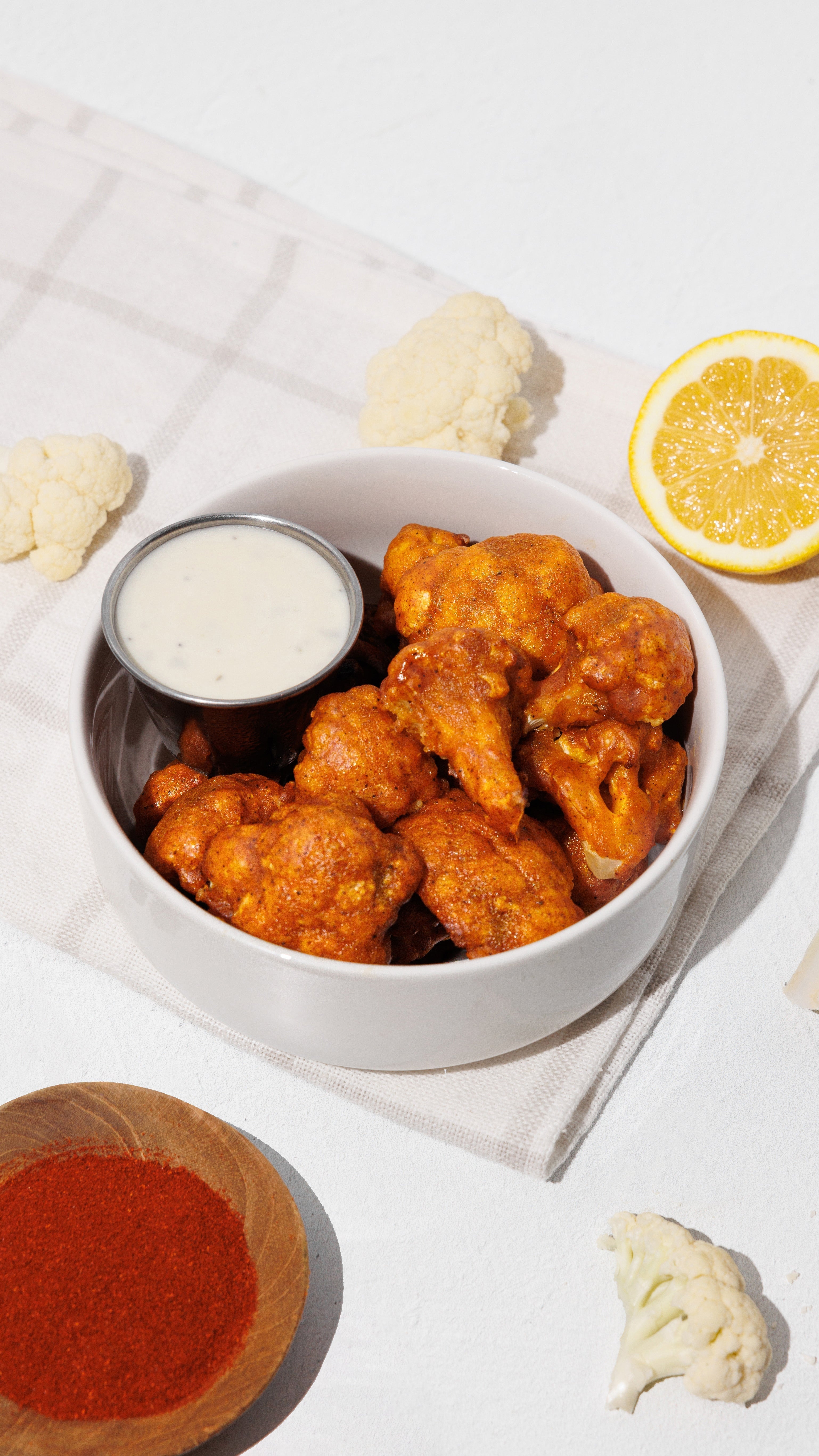 Buffalo Cauliflower Bites