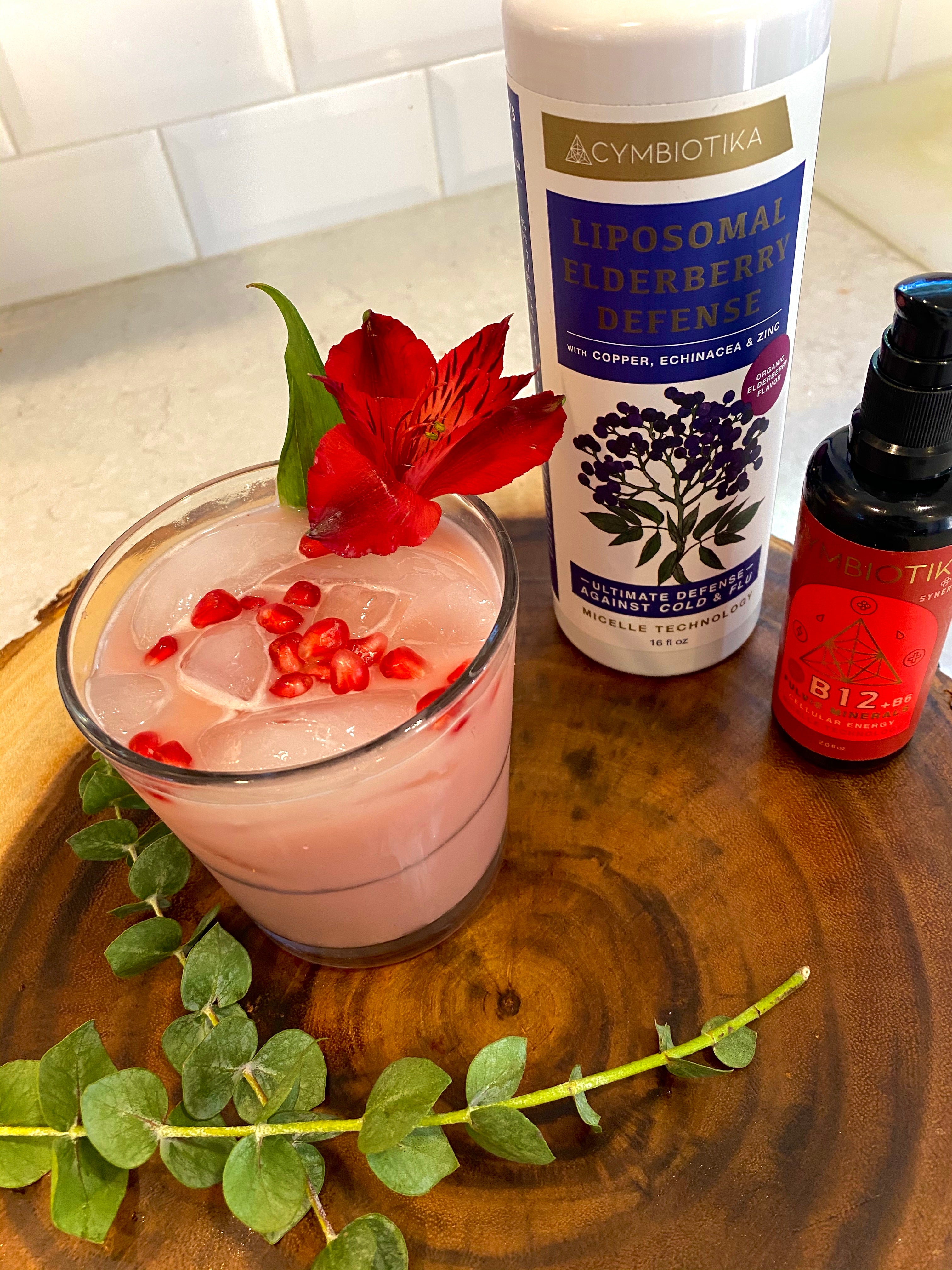 Immune Boosting Elderberry Mocktail