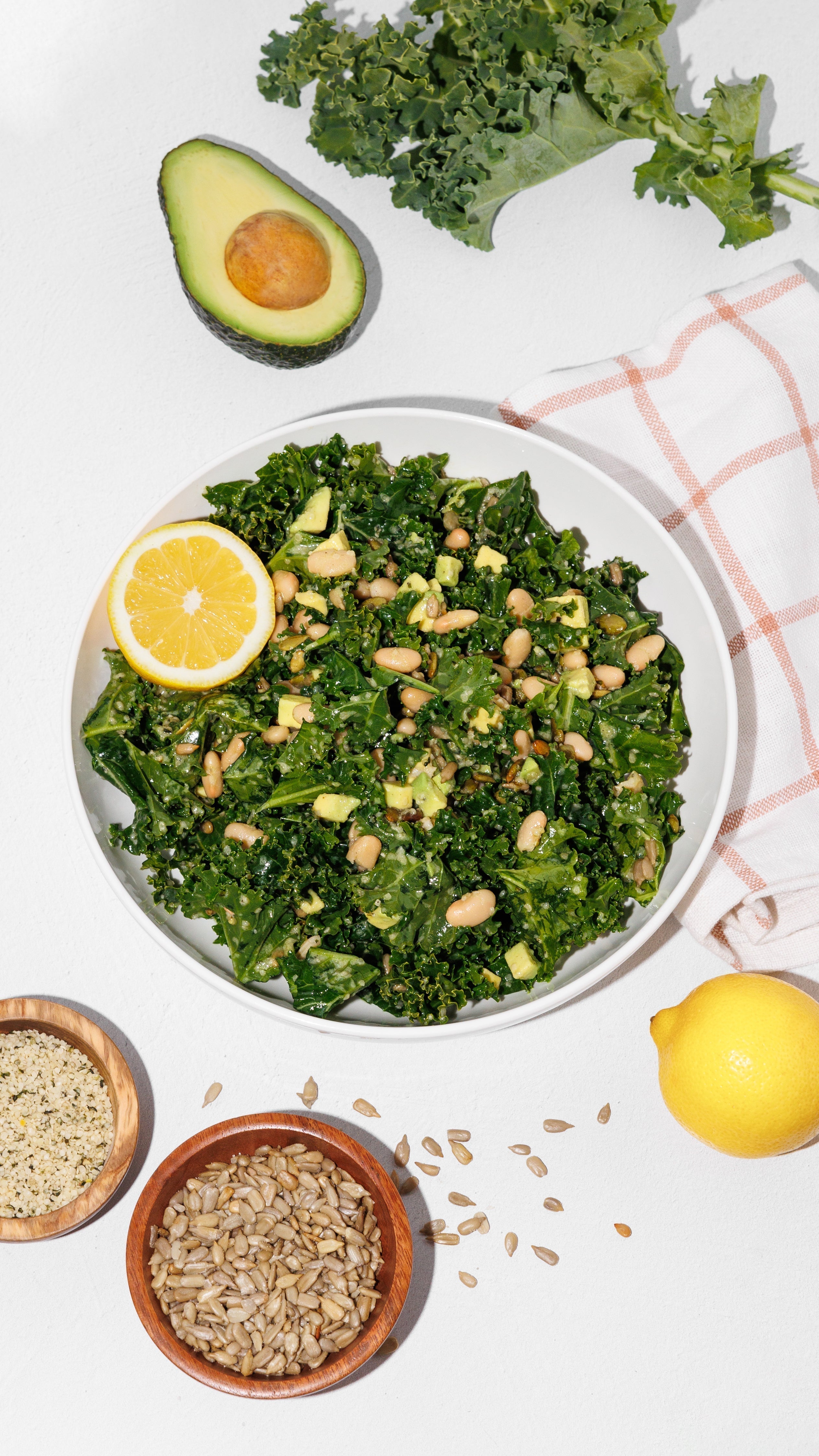 White Bean Kale Salad