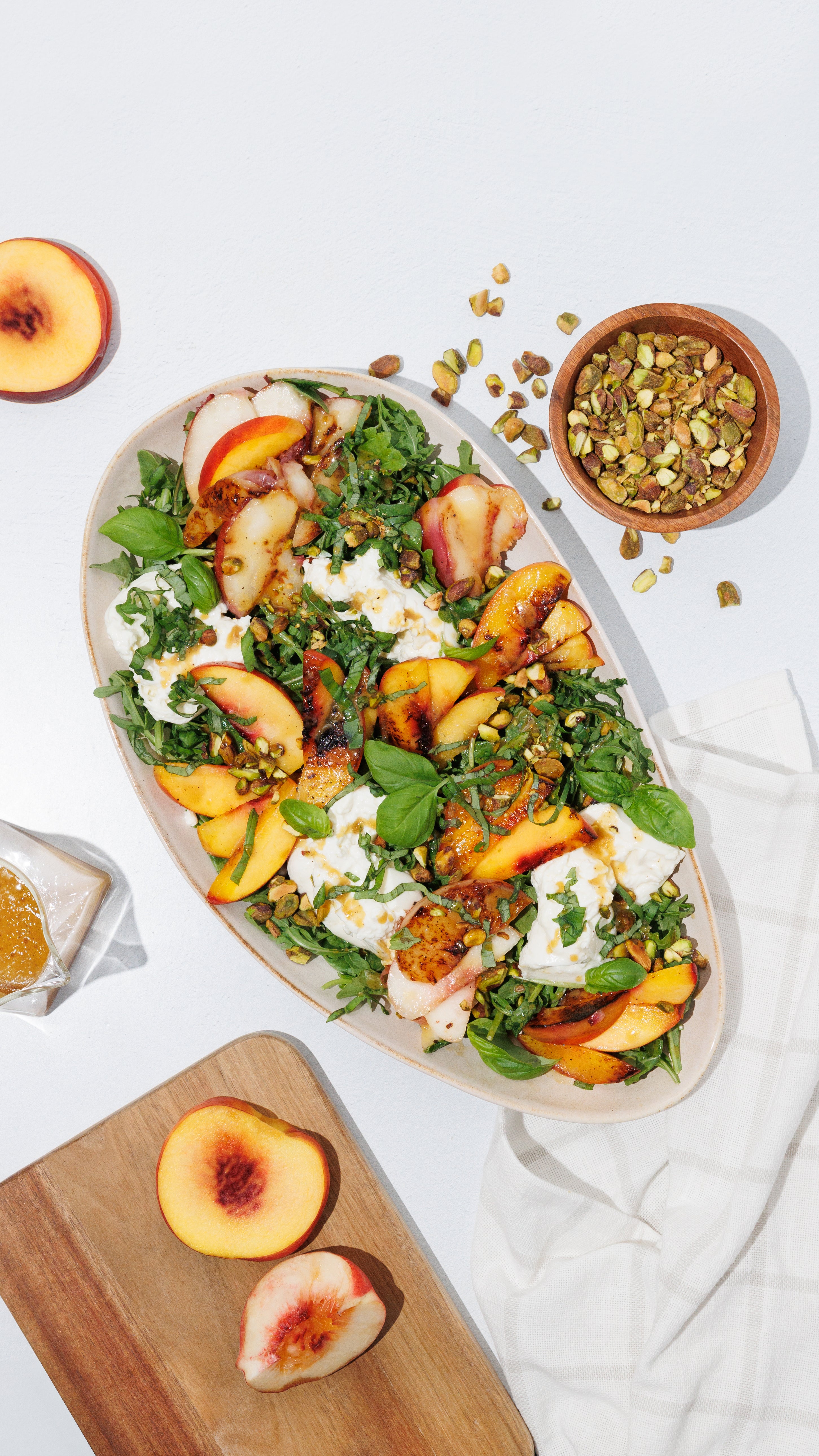 Summer Peach and Burrata Bliss Salad