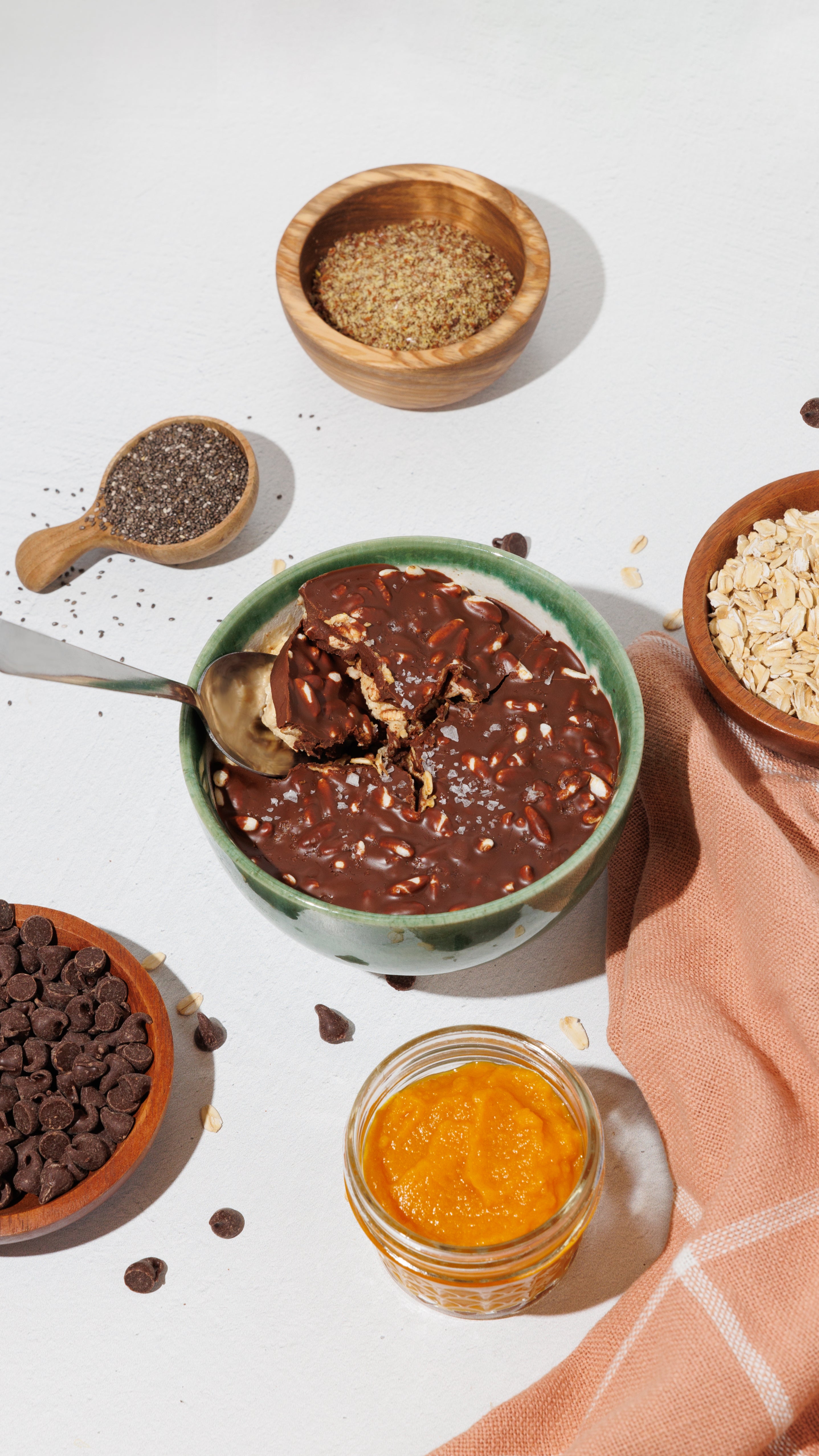 Pumpkin Chocolate Overnight Oats