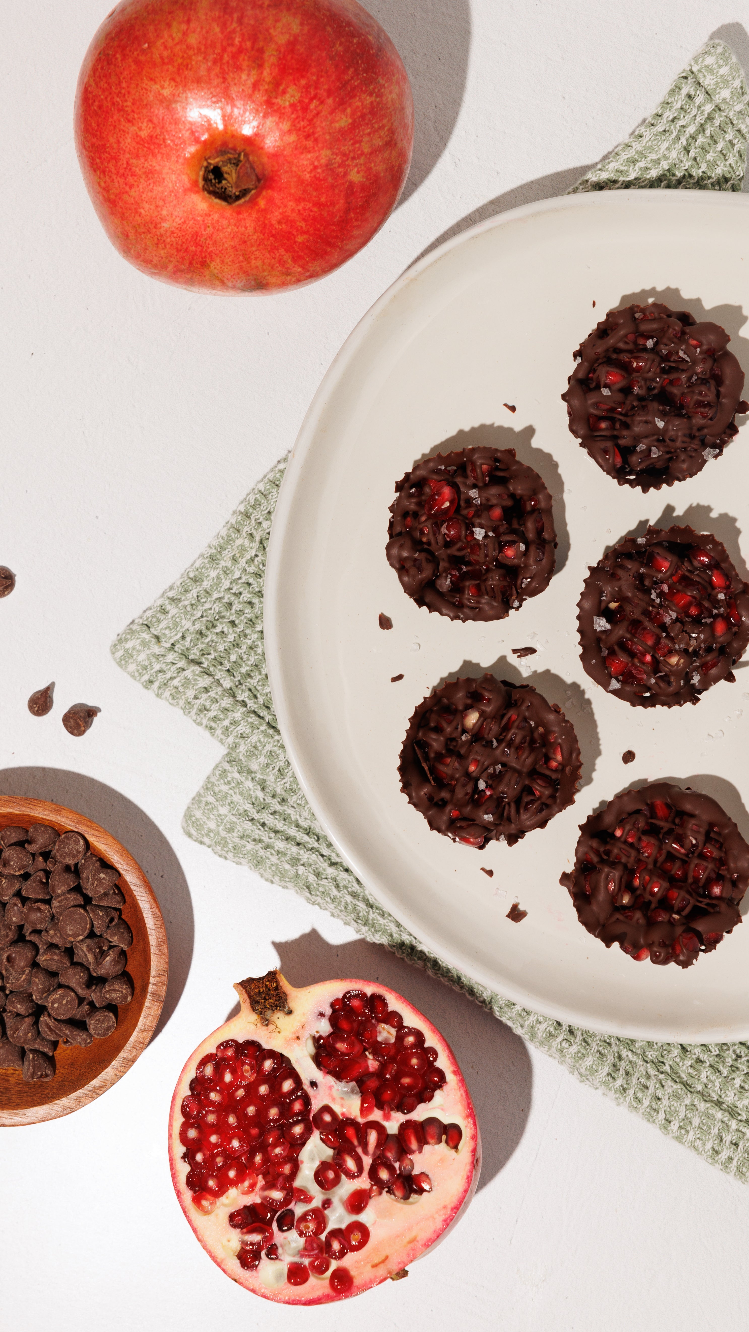 Chocolate Pomegranate Cups