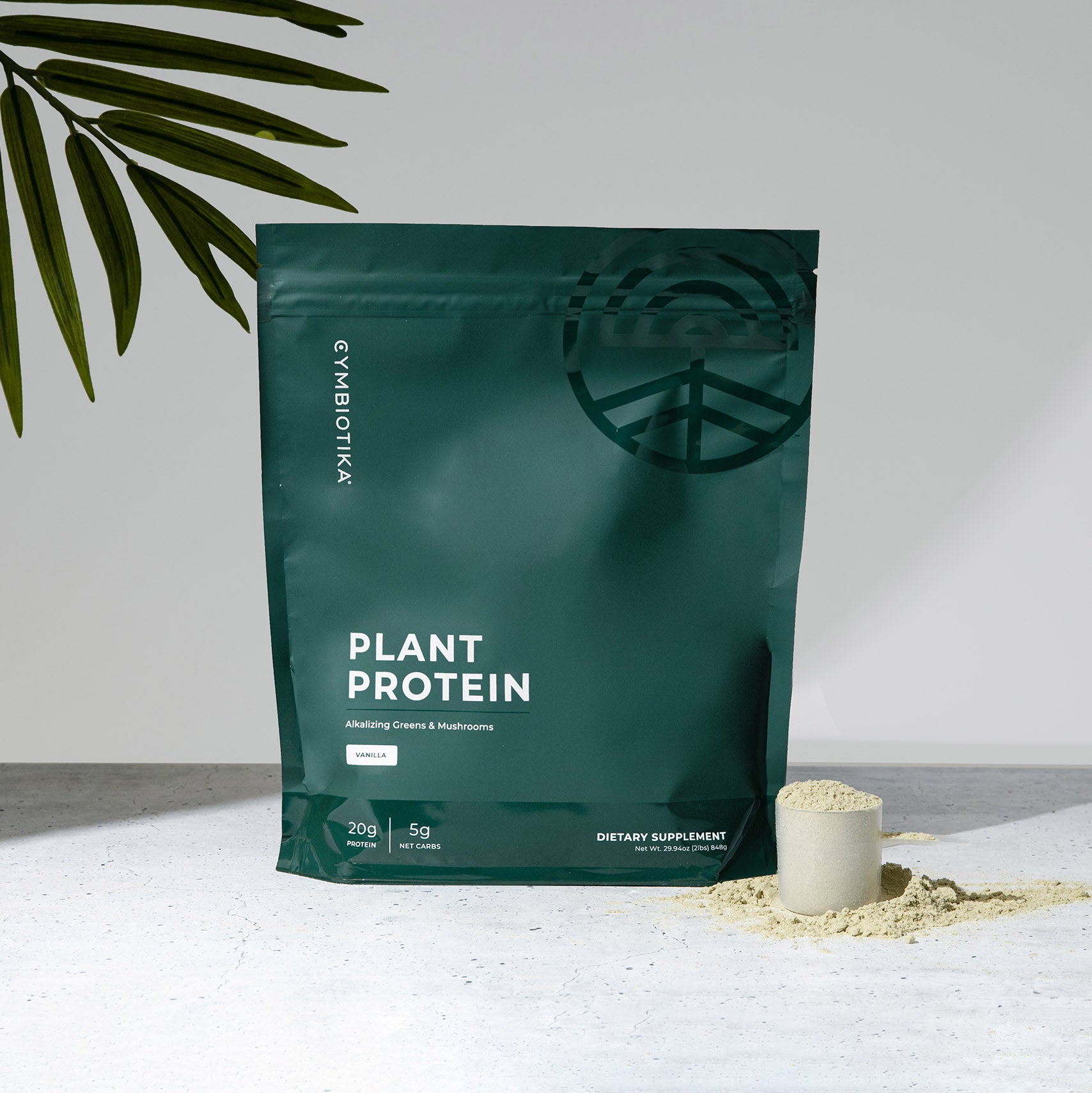 Vanilla Spirulina, Hemp, & Pea Protein Powder CYMBIOTIKA