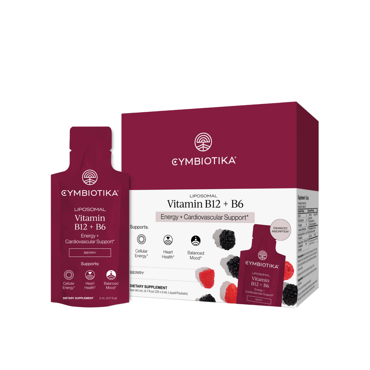 Liposomal Vitamin B12 + B6 | CYMBIOTIKA Liposomal Vitamin B12 + B6 | CYMBIOTIKA