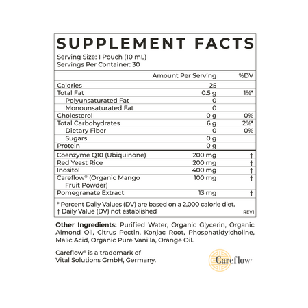 Heart Health Supplement Facts