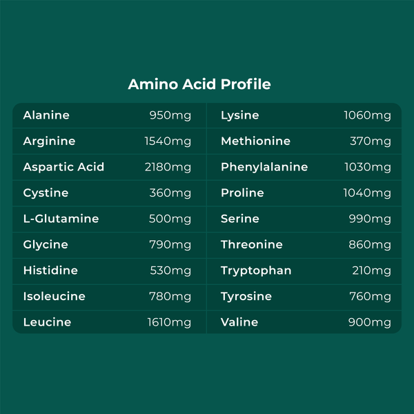 Plant Protein Amino Acid Profile